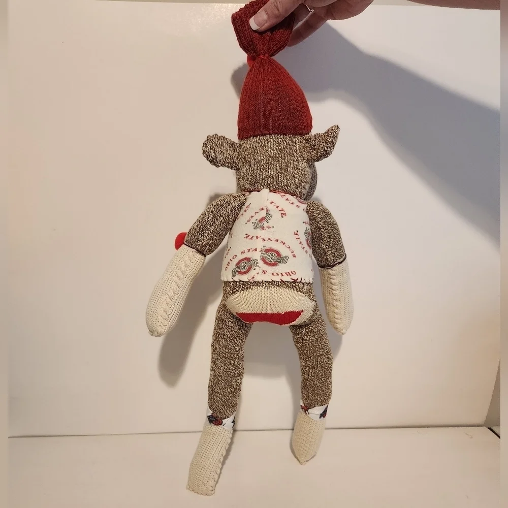 12” Ohio State Sock Monkey Plush